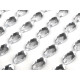 Strasuri autoadezive, model eliptic, 5x10 mm - Cristal (1 Card) Strasuri autoadezive, model eliptic, 5x10 mm - Cristal (1 Card)