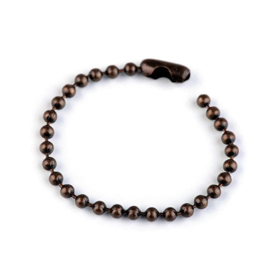 Lanț cu bile, 10 cm - Nichel negru (50 Bucăți) Lanț cu bile, 10 cm - Nichel negru (50 Bucăți)