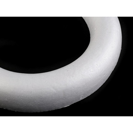 Cerc polistiren secționat, ø35 cm - Alb (10 Bucăți) Cerc polistiren secționat, ø35 cm - Alb (10 Bucăți)