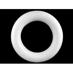 Cerc polistiren secționat, ø35 cm - Alb (1 Bucată)