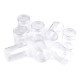 Cutie din plastic, capac cu filet, 3,8x4,7cm - Transparent (2 Bucăți) Cutie din plastic, capac cu filet, 3,8x4,7cm - Transparent (2 Bucăți)