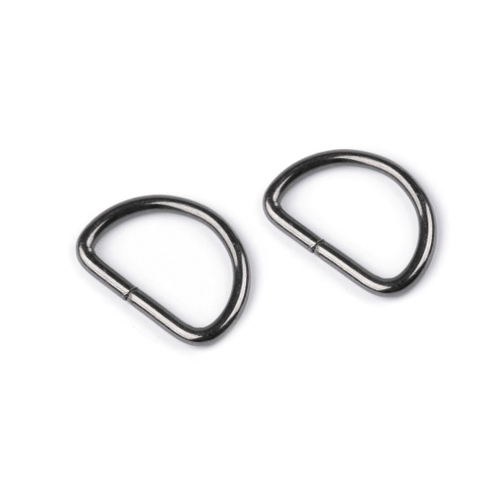 Inel metalic tip d, lățime 12 mm - Auriu (400 Bucăți)