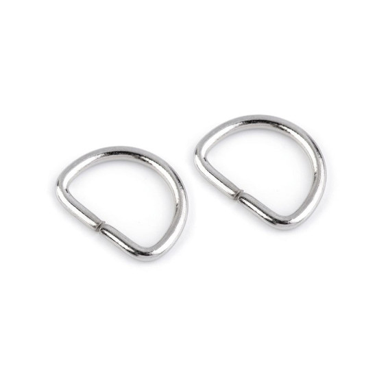 Inel metalic tip d, lățime 12 mm - Auriu (400 Bucăți)