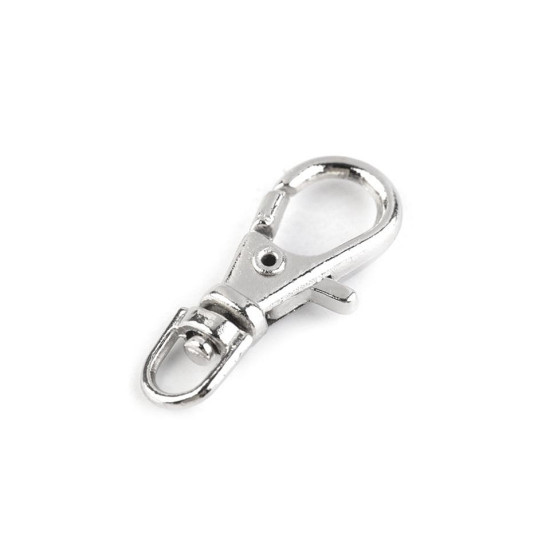 Carabină metalică pivotantă, gaură 4 mm - Alamă antică (200 Bucăți) Carabină metalică pivotantă, gaură 4 mm - Alamă antică (200 Bucăți)