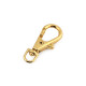 Carabină metalică pivotantă, gaură 4 mm - Alamă antică (200 Bucăți) Carabină metalică pivotantă, gaură 4 mm - Alamă antică (200 Bucăți)