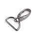 Carabină metalică pivotantă, gaură 25 mm - Alamă antică (50 Bucăți) Carabină metalică pivotantă, gaură 25 mm - Alamă antică (50 Bucăți)