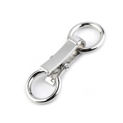 Închizătoare decorativă, 21x60 mm - Nichel (1 Pereche)