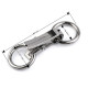 Închizătoare decorativă, 21x60 mm - Alamă antică (50 Perechi)