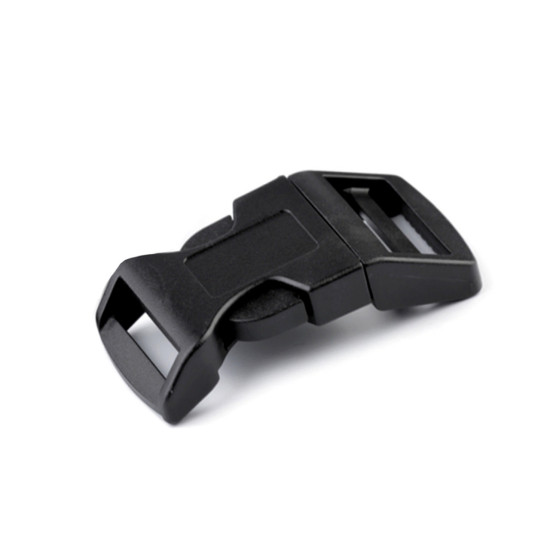 Cataramă trident curbată, lățime 25 mm - Negru (25 Seturi) Cataramă trident curbată, lățime 25 mm - Negru (25 Seturi)
