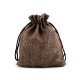 Săculeț rustic imitație iută, 10x12 cm - Gri perlă (10 Bucăți) Săculeț rustic imitație iută, 10x12 cm - Gri perlă (10 Bucăți)