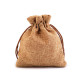 Săculeț rustic imitație iută, 10x12 cm - Gri perlă (10 Bucăți) Săculeț rustic imitație iută, 10x12 cm - Gri perlă (10 Bucăți)
