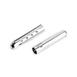 Terminație metalică pentru șnur, ø4 mm - Nichel (10 Bucăți)