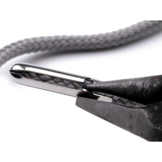Terminație metalică pentru șnur, ø4 mm - Nichel negru (50 Bucăți) Terminație metalică pentru șnur, ø4 mm - Nichel negru (50 Bucăți)