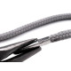 Terminație metalică pentru șnur, ø4 mm - Nichel negru (50 Bucăți) Terminație metalică pentru șnur, ø4 mm - Nichel negru (50 Bucăți)