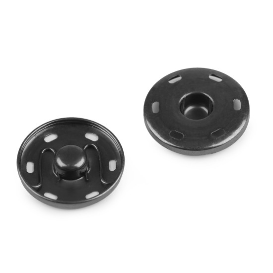 Capse metalice de cusut, ø30 mm - Auriu deschis (50 Perechi) Capse metalice de cusut, ø30 mm - Auriu deschis (50 Perechi)