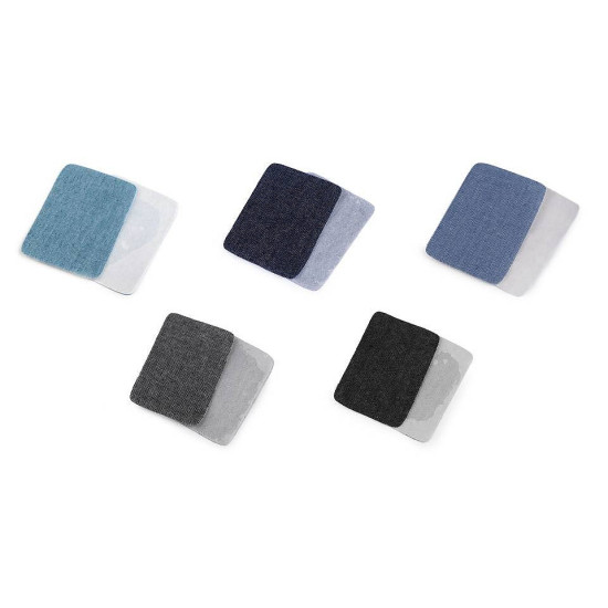 Petice termoadezive jeans, 5,3x7,9 cm - Albastru închis (10 Bucăți) Petice termoadezive jeans, 5,3x7,9 cm - Albastru închis (10 Bucăți)