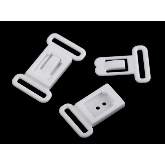 Închizătoare papion / sutiene, lățime 12 mm - Negru (200 Perechi) Închizătoare papion / sutiene, lățime 12 mm - Negru (200 Perechi)