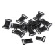 Închizătoare papion / sutiene, lățime 12 mm - Negru (200 Perechi) Închizătoare papion / sutiene, lățime 12 mm - Negru (200 Perechi)