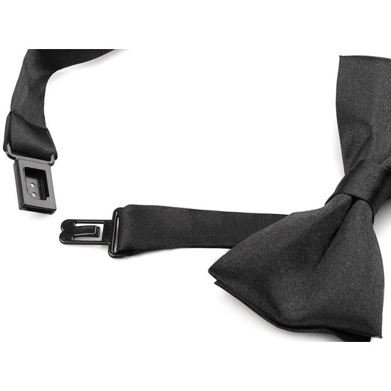 Închizătoare papion / sutiene, lățime 12 mm - Negru (200 Perechi) Închizătoare papion / sutiene, lățime 12 mm - Negru (200 Perechi)