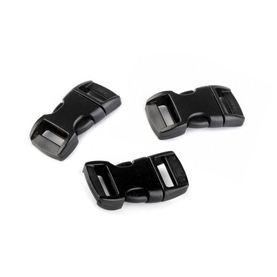 Cataramă trident curbată, lățime 10 mm - Negru (50 Perechi) Cataramă trident curbată, lățime 10 mm - Negru (50 Perechi)