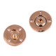 Capse metalice de cusut, ø25 mm - Nichel antic (10 Perechi)