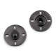 Capse metalice de cusut, ø25 mm - Nichel antic (10 Perechi)