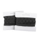 Bandă cu capse pentru confecții textile /  body, lățime 17 mm - Negru (45 Metri)
