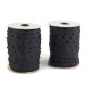 Bandă cu capse pentru confecții textile /  body, lățime 17 mm - Negru (45 Metri)