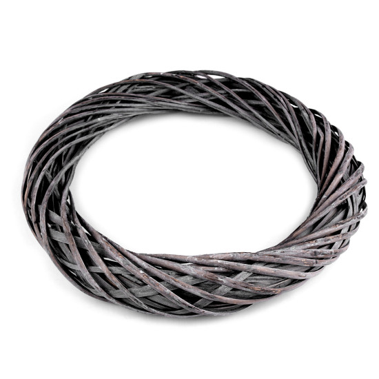 Coroniță ratan, ø30 cm - Alb (1 Bucată)