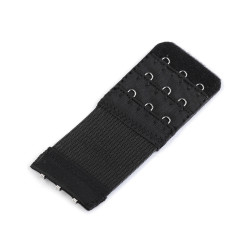 Prelungire sutien, lățime 4 cm - Negru (1 Bucată)