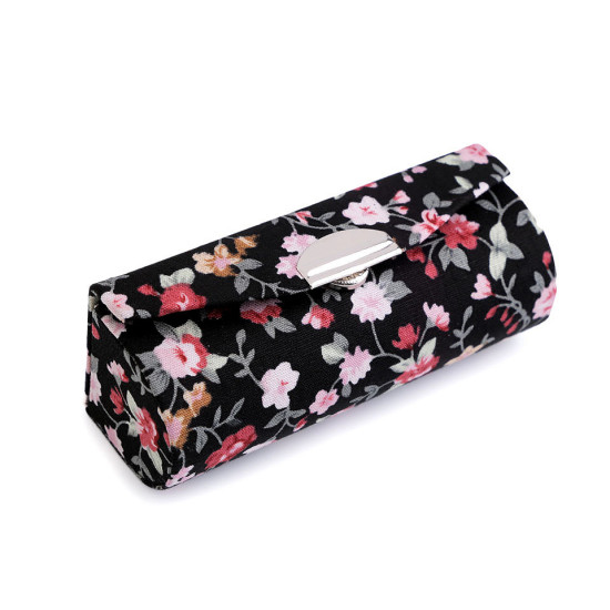 Etui pentru ruj cu oglindă - Negru (12 Bucăți)