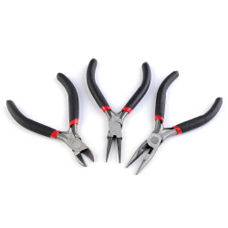 Set clești pentru bijuterii - Negru (1 Set)