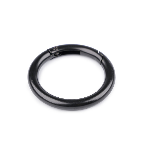 Inel carabină, ø34 mm - Nichel negru (30 Bucăți)
