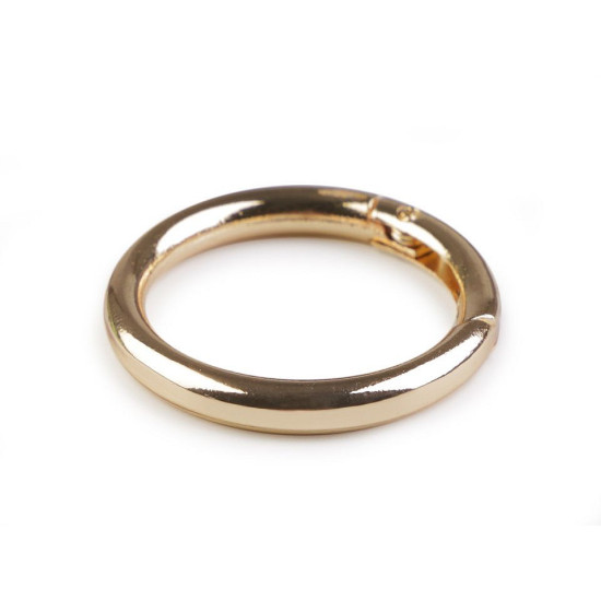 Inel carabină, ø34 mm - Nichel negru (30 Bucăți)