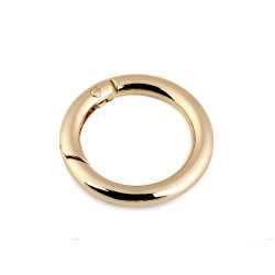 Inel carabină, ø25 mm - Auriu clasic (1 Bucată)