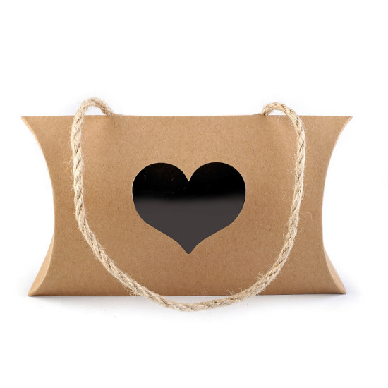 Cutie cadou tip plic cu fereastră - Maro natural (5 Bucăți) Cutie cadou tip plic cu fereastră - Maro natural (5 Bucăți)