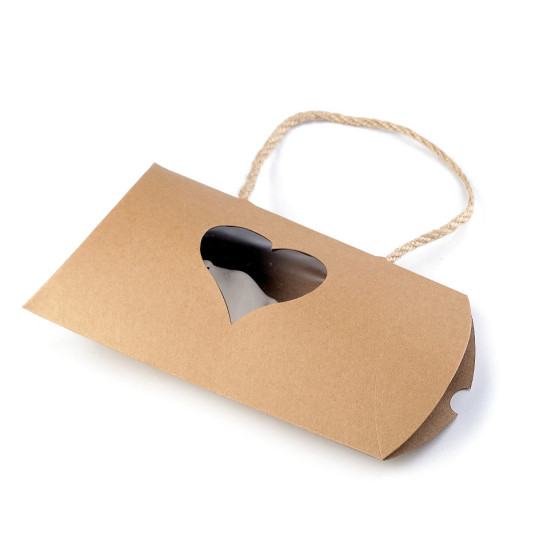 Cutie cadou tip plic cu fereastră - Maro natural (5 Bucăți) Cutie cadou tip plic cu fereastră - Maro natural (5 Bucăți)