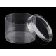 Cutie din plastic transparent cu capac - Transparent (10 Bucăți) Cutie din plastic transparent cu capac - Transparent (10 Bucăți)