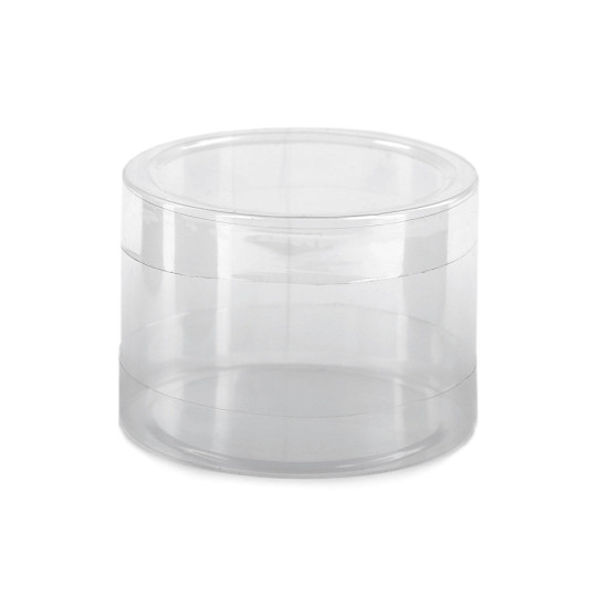 Cutie din plastic transparent cu capac - Transparent (10 Bucăți) Cutie din plastic transparent cu capac - Transparent (10 Bucăți)