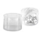 Cutie din plastic transparent cu capac - Transparent (10 Bucăți) Cutie din plastic transparent cu capac - Transparent (10 Bucăți)