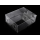 Cutie din plastic transparent cu capac - Transparent (10 Bucăți) Cutie din plastic transparent cu capac - Transparent (10 Bucăți)