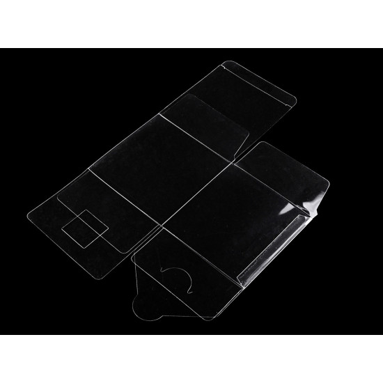 Cutie din plastic transparent - Transparent (50 Bucăți) Cutie din plastic transparent - Transparent (50 Bucăți)