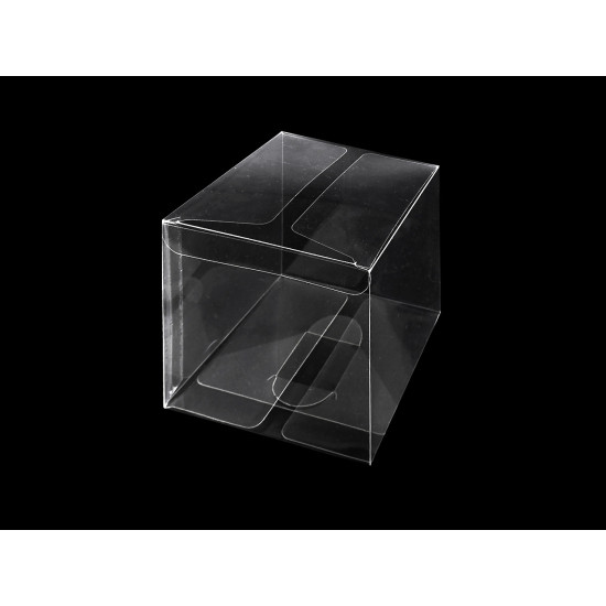 Cutie din plastic transparent - Transparent (50 Bucăți) Cutie din plastic transparent - Transparent (50 Bucăți)