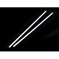 Balene metalice pentru corset, lățime 8 mm - Alb (10 Bucăți)
