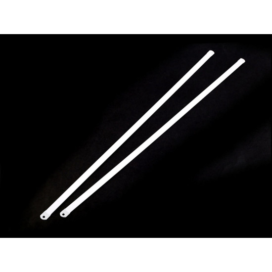 Balene metalice pentru corset, lățime 8 mm - Alb (2 Bucăți)