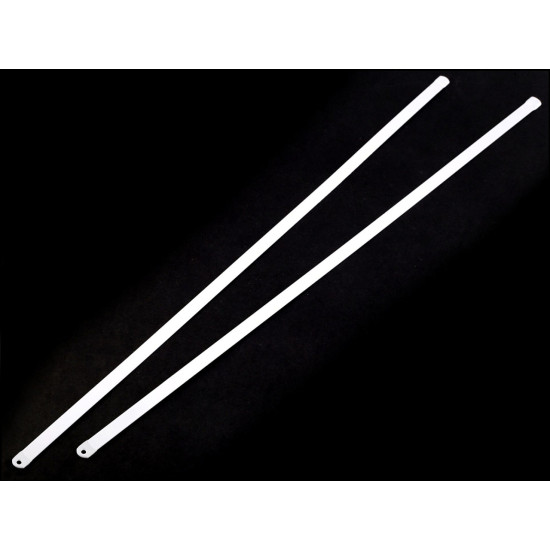 Balene metalice pentru corset, lățime 8 mm - Alb (2 Bucăți)