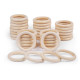 Inele din lemn pentru perdele, ø70 mm - Natural deschis (2 Bucăți) Inele din lemn pentru perdele, ø70 mm - Natural deschis (2 Bucăți)
