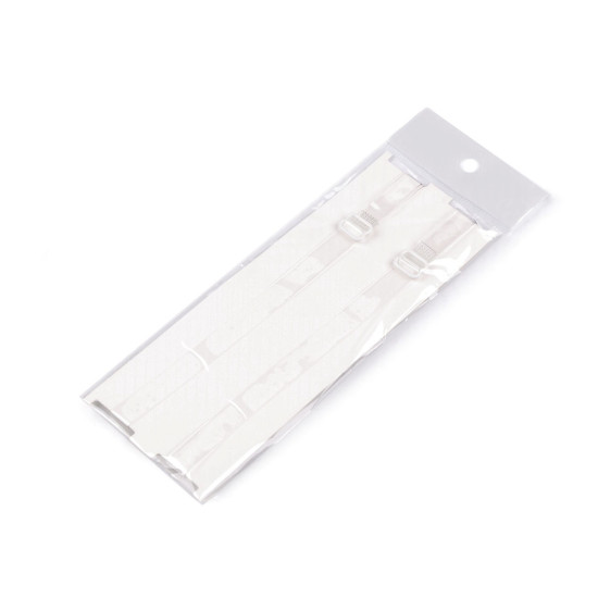 Bretele sutien transparente, 10 mm, 15 mm - Transparent (50 Perechi)