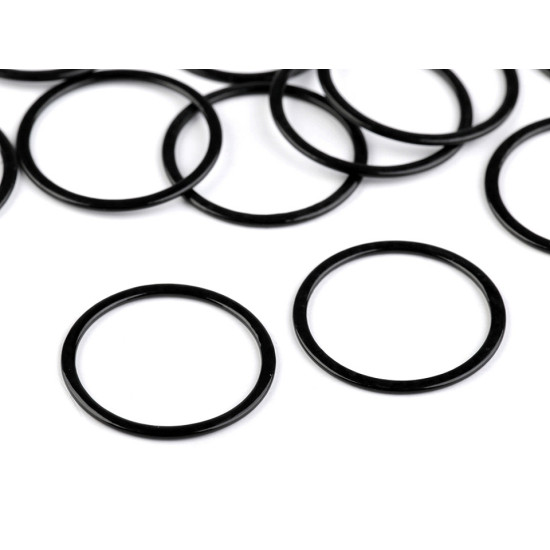 Cârlige și reglori pentru sutien, 25 mm - Negru (4 Bucăți) Cârlige și reglori pentru sutien, 25 mm - Negru (4 Bucăți)