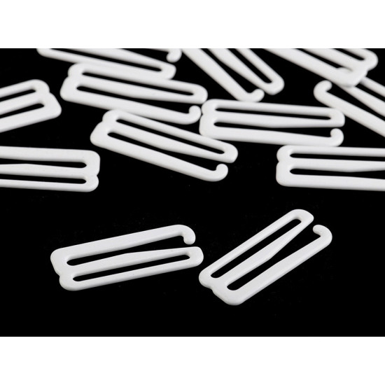 Cârlige și reglori pentru sutien, 25 mm - Negru (4 Bucăți) Cârlige și reglori pentru sutien, 25 mm - Negru (4 Bucăți)